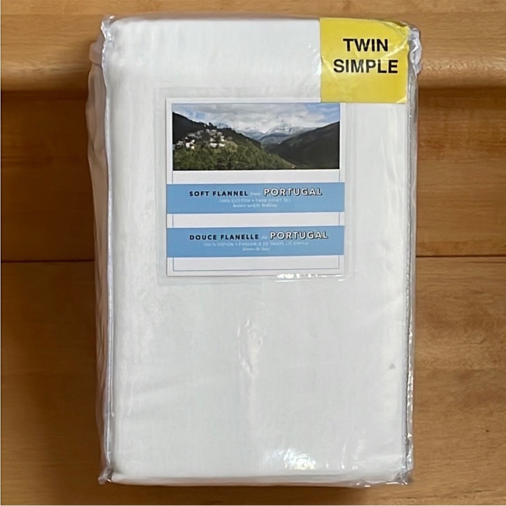 Soft Flannel from Portugal Twin Sheet Set